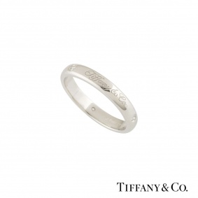 Tiffany & Co. Platinum Notes Ring